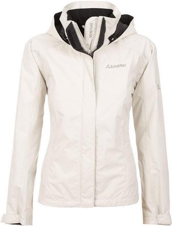 SchÃ¶ffel Taifun regenjas wit - Maat 40 | bol.com
