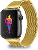 Eyzo Milanees bandje - Apple Watch 42 / 44 mm bandje voor de iWatch 1, 2, 3, 4, 5, 6 & SE - Goud