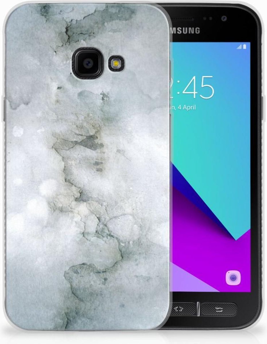 TPU Hoesje voor Hoesje maken Samsung Galaxy Xcover 4 | Xcover 4s Painting Grey