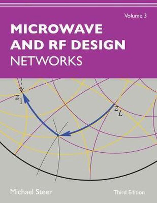 Couverture de livre : Microwave and RF Design, Volume 3. Contient des graphiques et des formules.