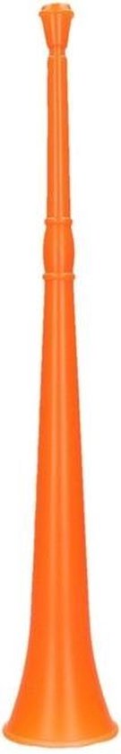 Tandheelkundig patroon streep Oranje vuvuzela grote blaastoeter 48 cm | bol.com