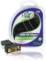 HQ kabeladapters/verloopstukjes Adapter HDMI vrouwelijk - DVI mannelijk swivel + rotate
