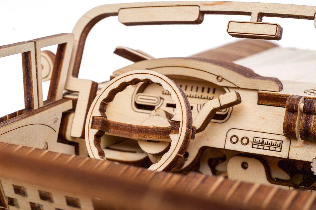 UGEARS Houten 3D Model - Droomcabriolet VM-05 — afbeelding 6