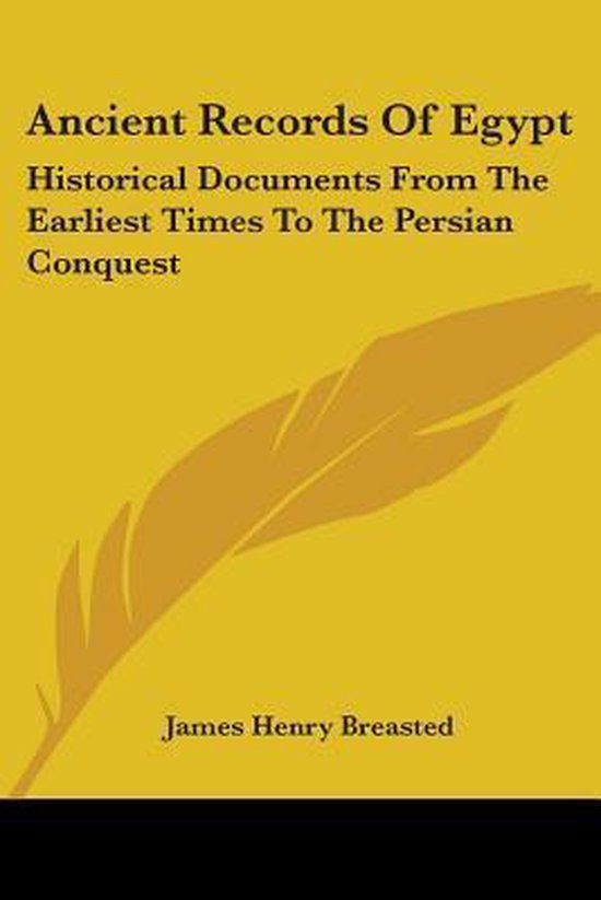 Ancient Records of Egypt - cover