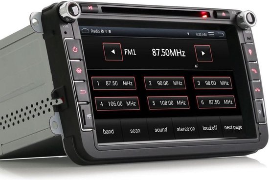 Volkswagen Autoradio – WIFI – Groot beeldscherm – GPS - iPhone en Android  ondersteuning! - | bol.com