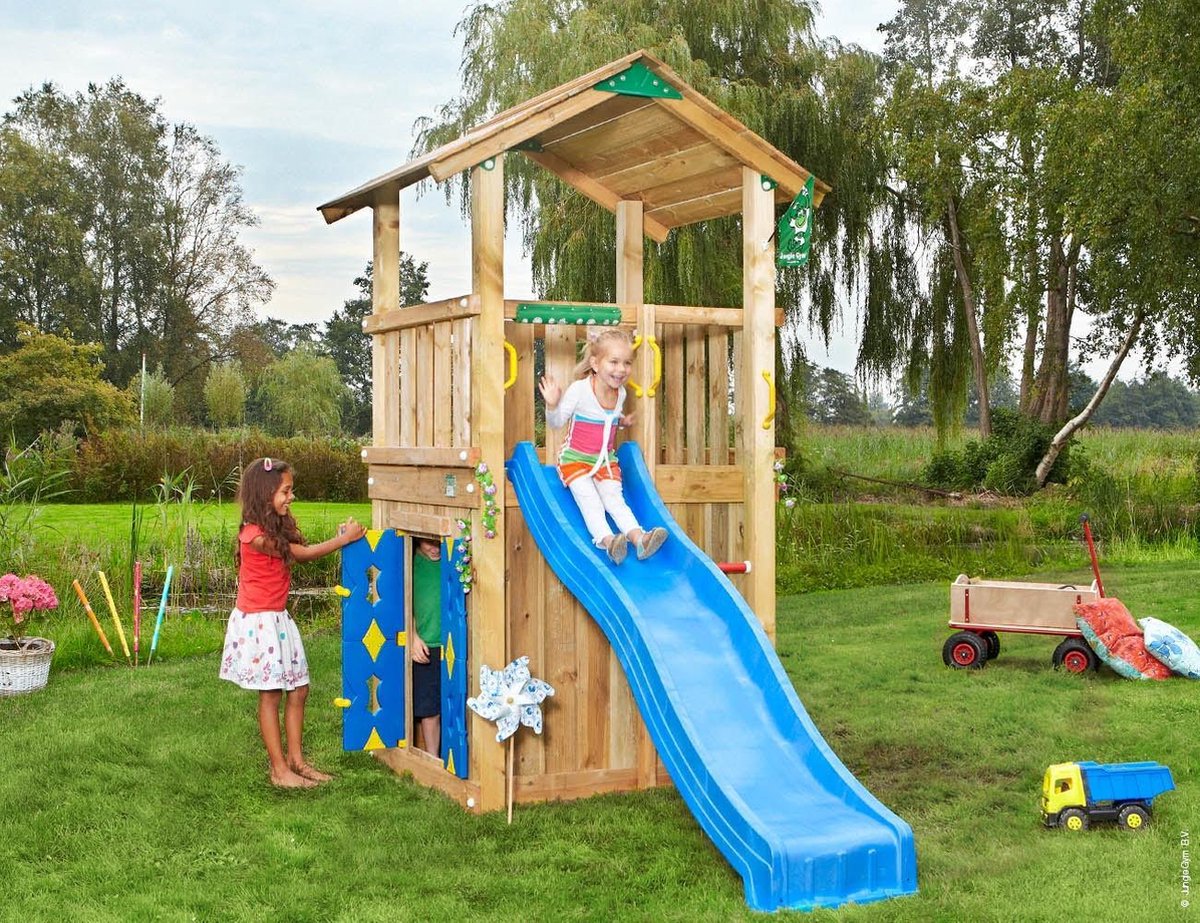 Jungle Gym Casa Playhouse 125 Speelhuis Tuin Met