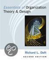 Essentials of Organization Theory and Design