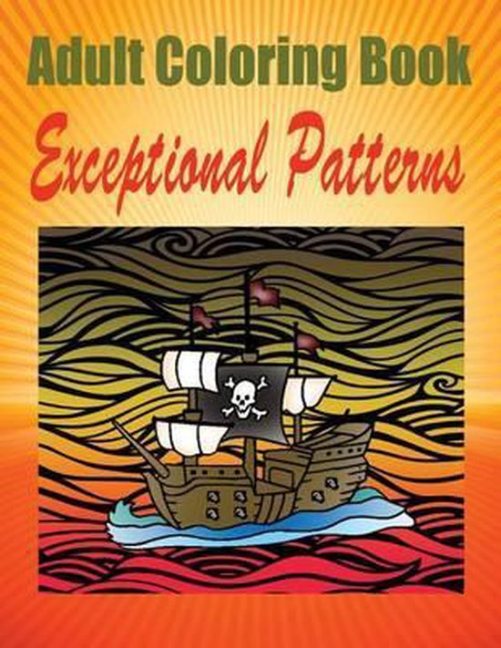 Adult Coloring Book Exceptional Patterns - cover