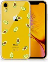 Siliconen Hoesje Geschikt voor iPhone XR Avocado