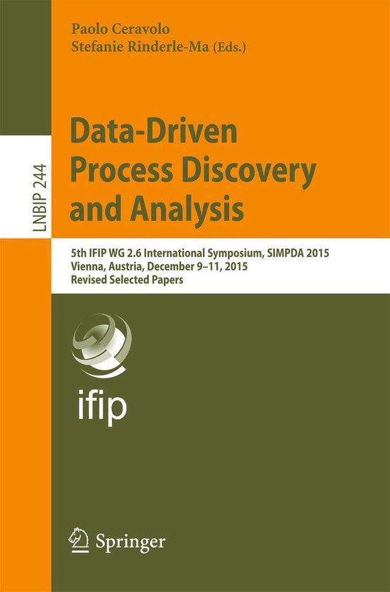 Lecture notes in business information processing 244 data driven