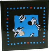GOLDBUCH GOL-27268 Kinderalbum CRAZY ANIMALS zwart/blauw als fotoboek