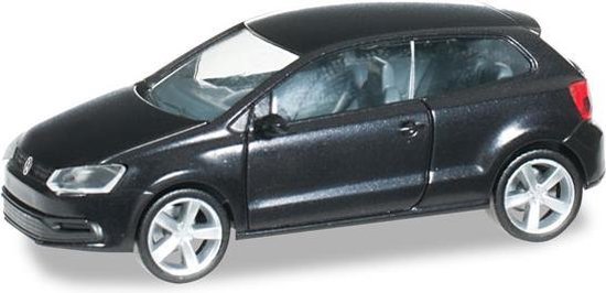 VW Polo 3deurs, zwart metallic | bol.com
