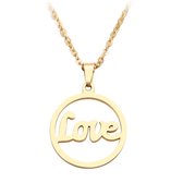 RVS love ketting | 316L | liefde | valentijn