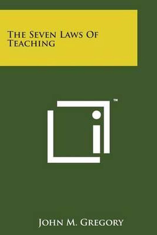 The Seven Laws of Teaching - cover