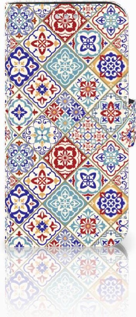 Samsung Galaxy S7 Bookcase Tiles Color