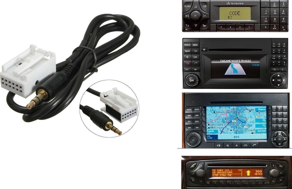 Mercedes Aux Kabel Comand Aps Audio 20 30 50 W169 W245 W209 ML AMG | bol.com