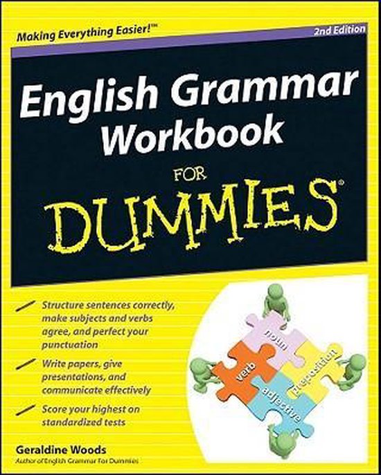English Grammar Workbook For Dummies - cover