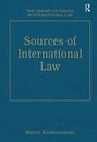 Omslag Sources of International Law