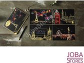 Kras Tekeningen "JobaStores®" Wenskaarten set Steden (4 stuks)