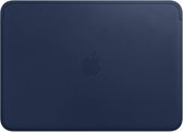 Blauwe Leather Sleeve hoesje voor de MacBook 12 inch