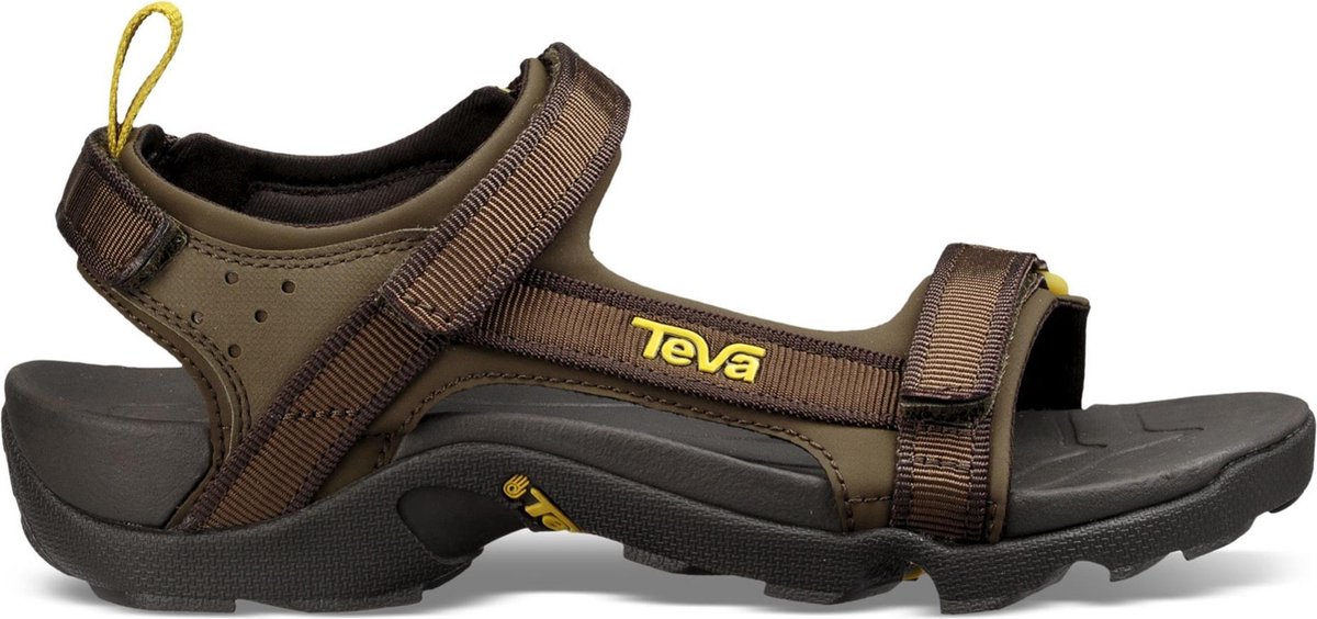 Teva Tanza Kids Sandalen - Bruin/Zwart - Maat 36 | bol.com