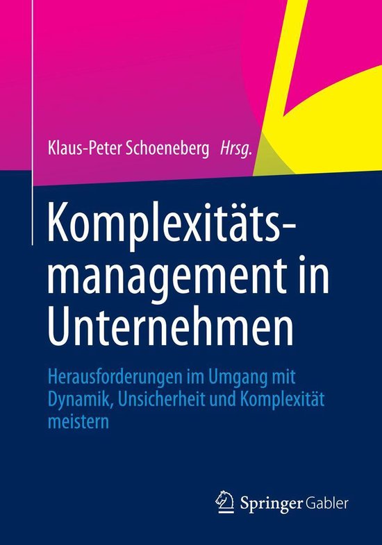 Business and Economics (German Language) - Komplexitätsmana ... - cover