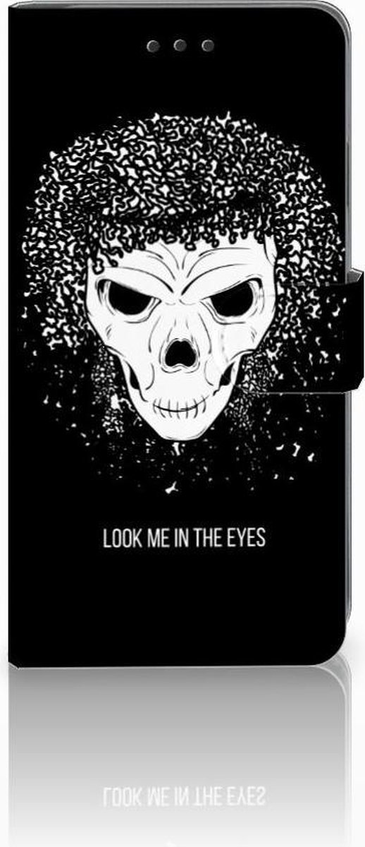 Telefoonhoesje met Naam Apple iPhone Xs Max Skull Hair