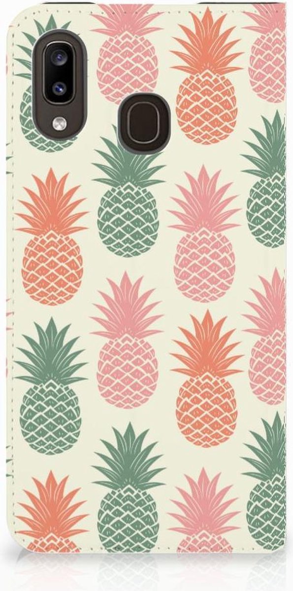 Samsung Galaxy A30 Flip Style Cover Ananas