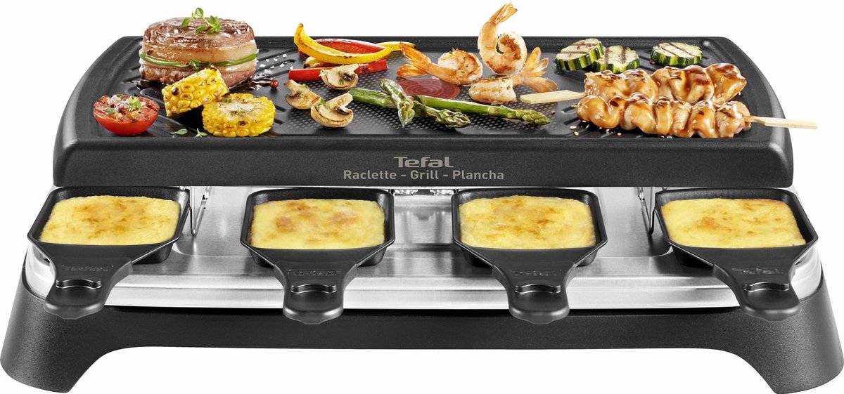ras Boren bloed Tefal gourmetstel - 8 Smart RE4598 - Raclette | bol.com