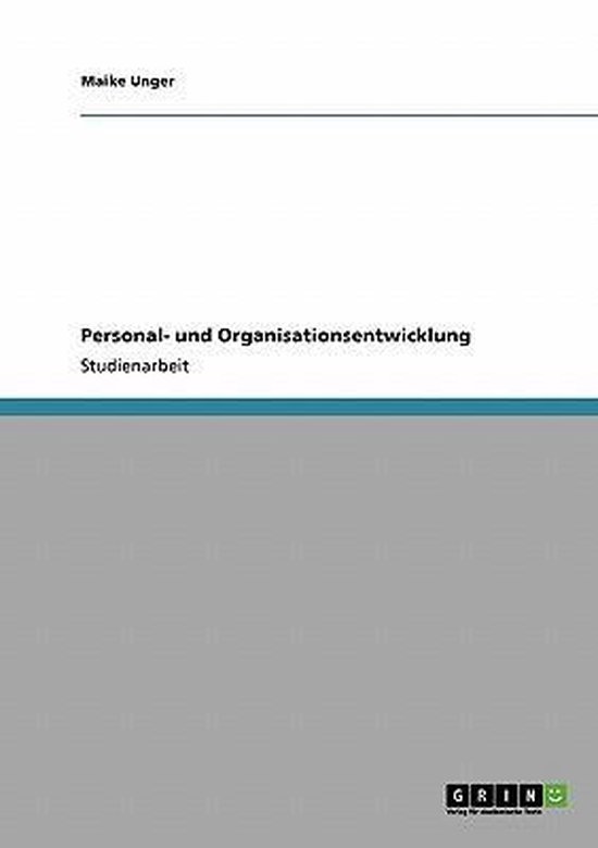 Personal- und Organisationsentwicklung - cover