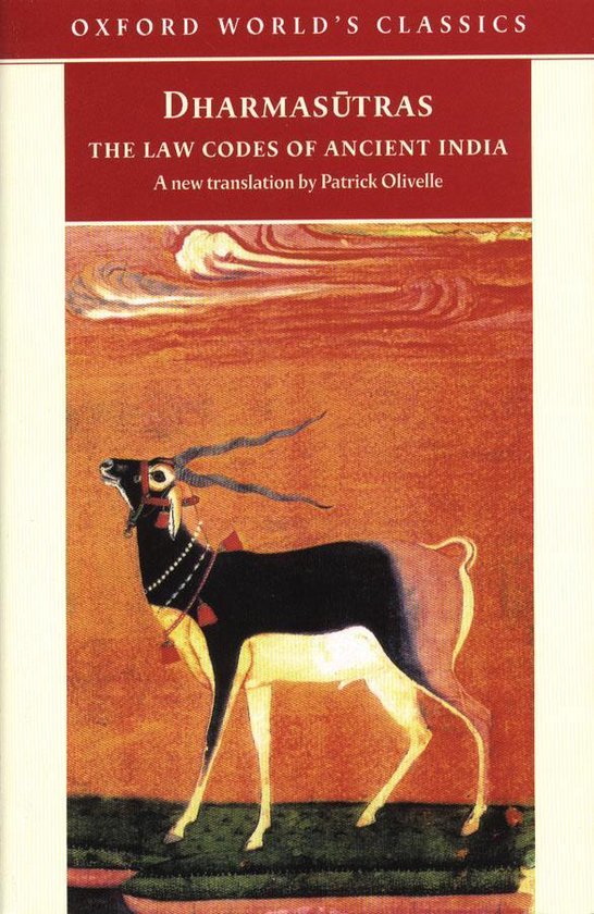Oxford World's Classics - The Dharmasutras - cover