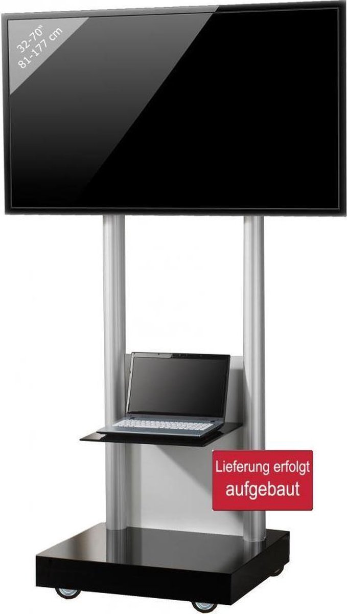 VCM Trolley TV Stand Rollers TV Trolley Stand oprolbaar Monte Visolo2