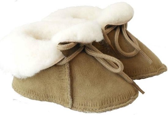 Baby Dutch babyslofjes winter taupe | bol.com