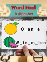 Word Find It Alphabet