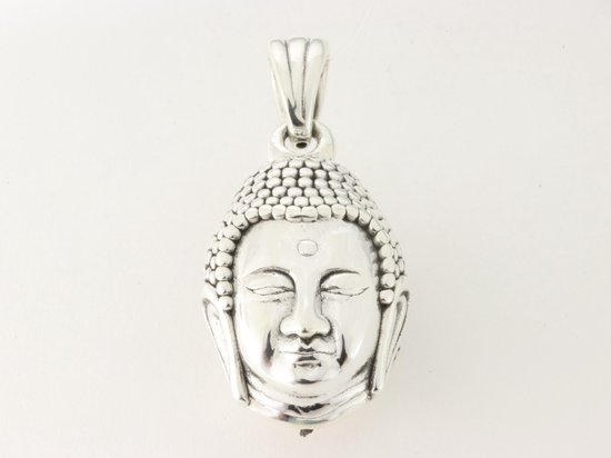 Zilveren Boeddha hanger | bol.com