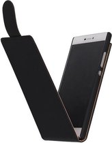Nokia Lumia 720 - Zwart Effen Classic Flipcase Hoesje