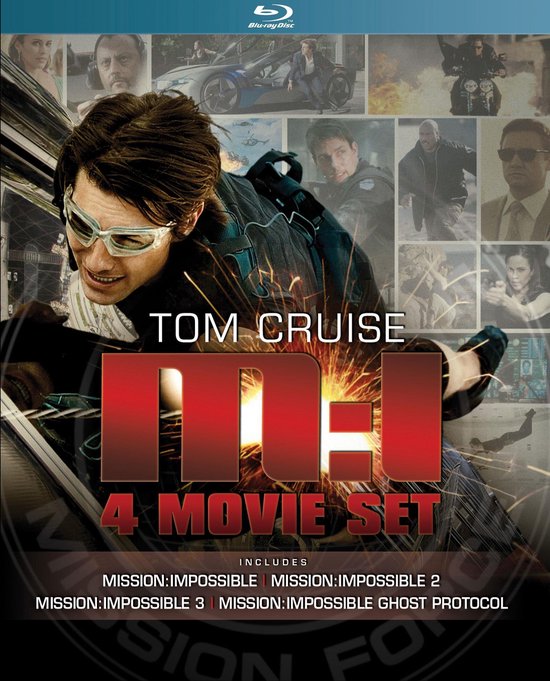 Mission: Impossible 1 t/m 4 (Blu-ray)