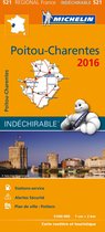 Poitou charentes 17521 carte michelin kaart 2016