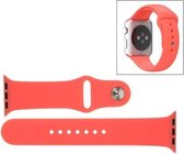 My-icover.nl Siliconen bandje - Geschikt voor Apple Watch Series 1/2/3 (42mm) - rood