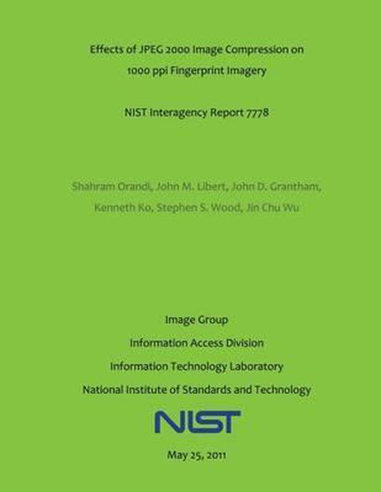 Effects of JPEG 2000 Image Compression on 1000 ppi Fingerpri ... - cover