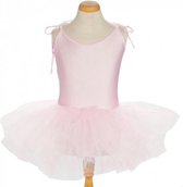 Balletpakje met Tutu -  Licht roze - Ballet -  Maat 122/128 (12) prinsessen verkleed jurk meisje