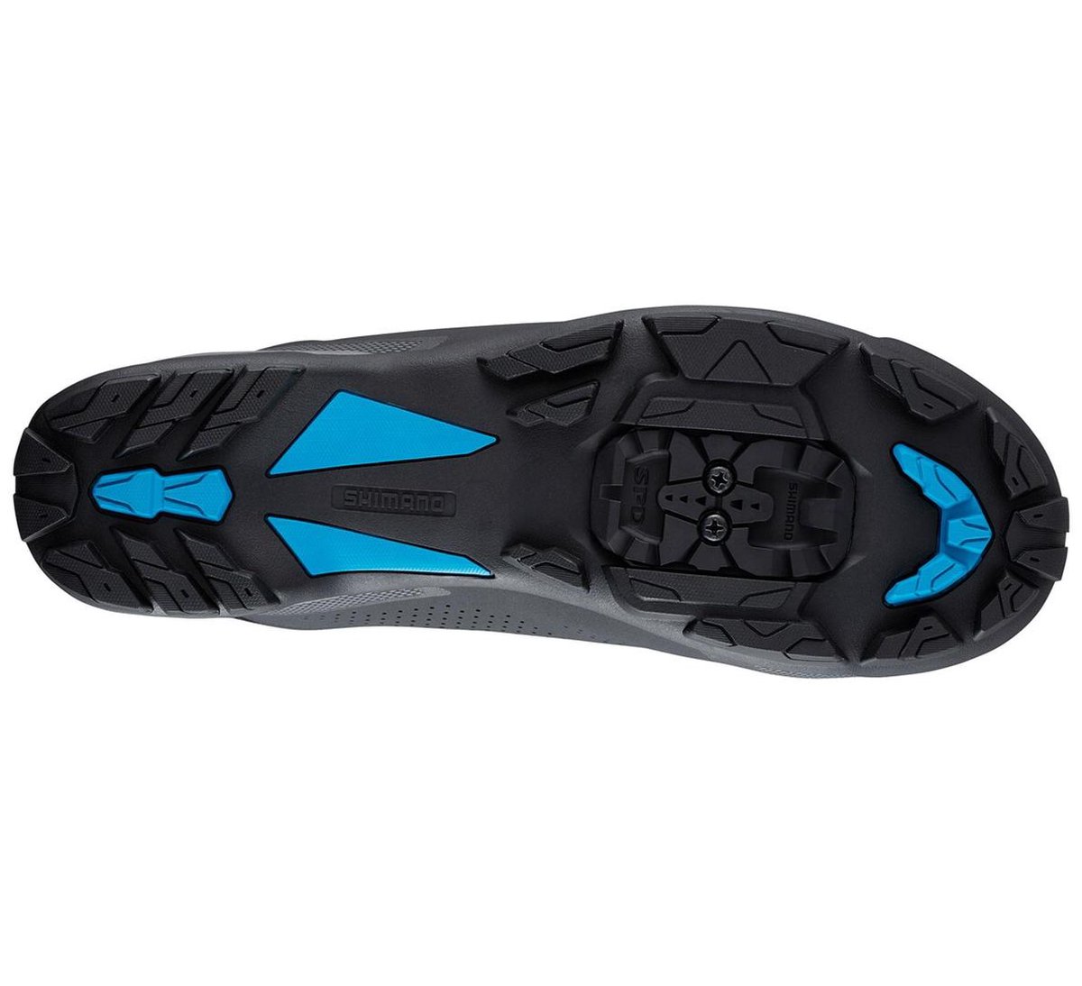 Shimano MT301 Tour Fietsschoenen - Maat 43 - Unisex - zwart/blauw | bol.com