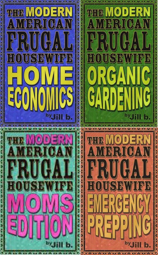 The Modern American Frugal Housewife Books #1-4: Complete Se ... - cover