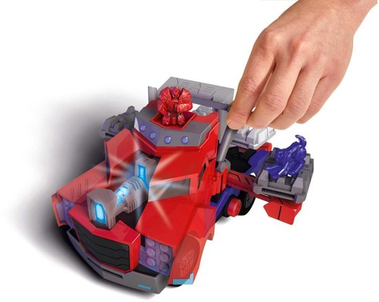 transformers optimus prime battle truck