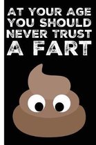 Never Trust A Fart Happy Birthday Lined Composition Notebook And Journal