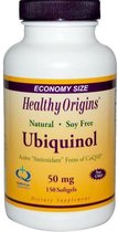 Ubiquinol 50 mg (150 gelcapsules) - Healthy Origins