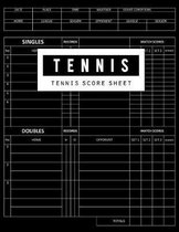 Tennis Score Sheet