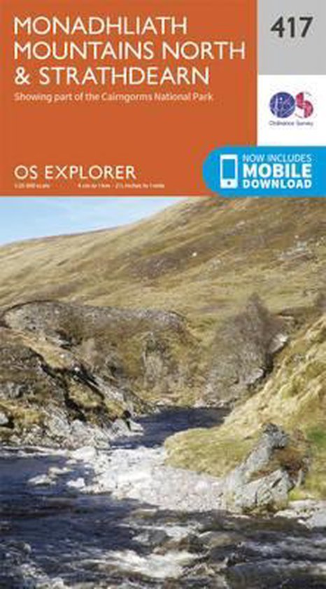 EXP 417 Monadhliath Mountains North Stra - cover