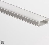 3 x PL1 Anser aluminium profiel 2m voor LED strips + afdekking opaal