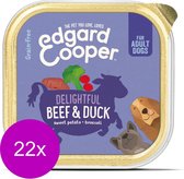 Edgard & Cooper Rund & Eend Kuipje- Voor volwassen honden - Hondenvoer - 22x 150g